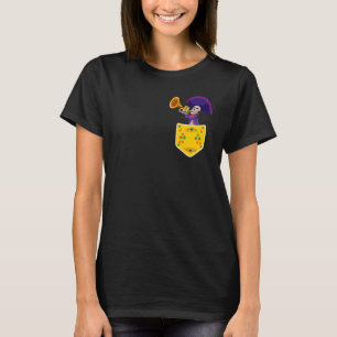Cinco De Mayo Pocket Skull With Trumpet Mexican T-Shirt