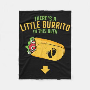Cinco De Mayo Pregnancy Fleece Blanket