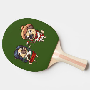 Cinco De Mayo Pugs Ping Pong Paddle