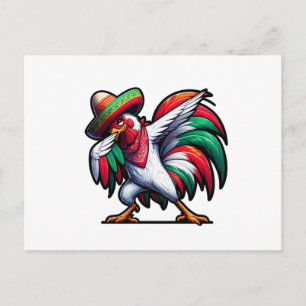 Cinco de Mayo Rooster Postcard
