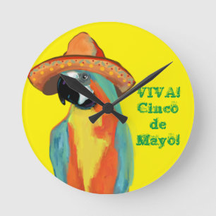 CINCO DE MAYO ROUND CLOCK