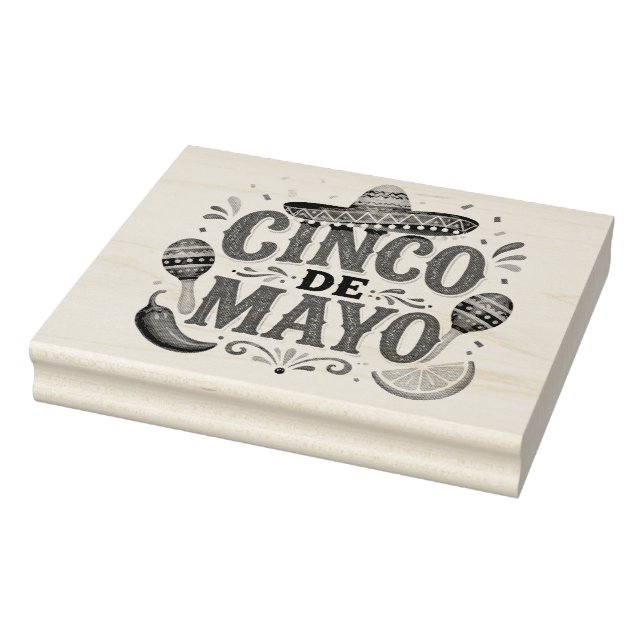 Cinco de mayo  rubber stamp (Stamp)