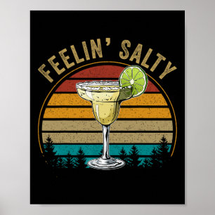 Cinco De Mayo Shirt Feeling Salty Funny Men Women Poster
