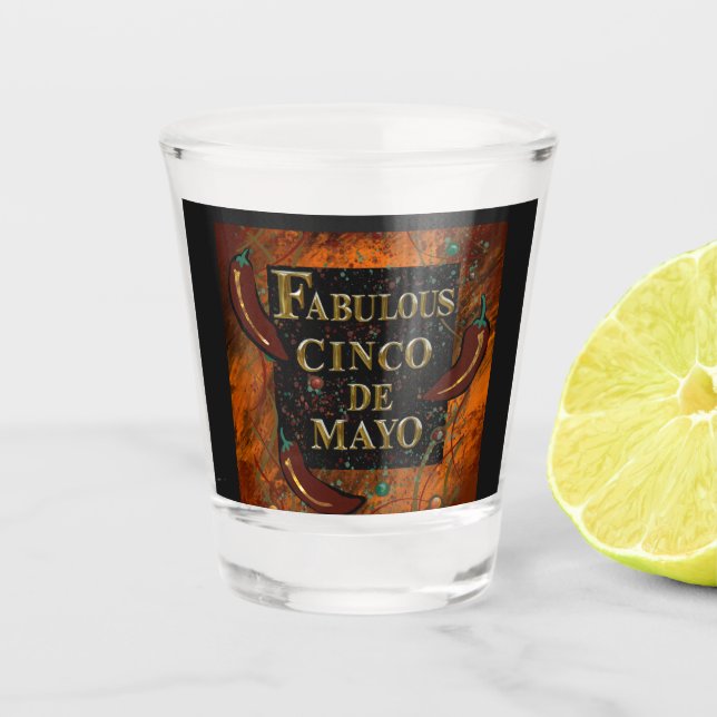 Cinco de Mayo  Shot Glass (Front)