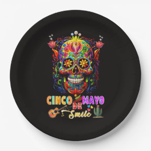 Cinco De Mayo Smile Paper Plate