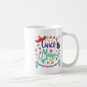Cinco De Mayo Sombrero Guitar,cactus Fiesta For Wo Coffee Mug