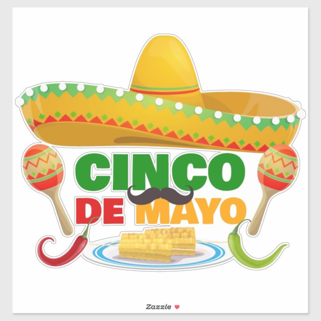 Cinco De Mayo  Sticker (Sheet)