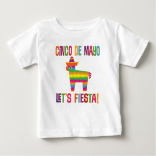 Cinco De Mayo Taco Lets Fiesta Pinata Baby T-Shirt