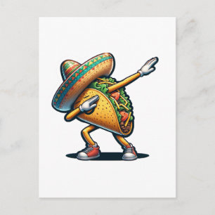 Cinco de Mayo Taco Postcard