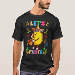 Cinco De Mayo Taco Sombrero Let's Fiesta May 5th T-Shirt