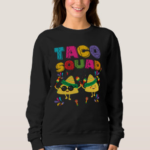 Cinco De Mayo Taco Squad Mexican Lets Fiesta  Men  Sweatshirt