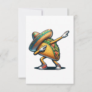 Cinco de Mayo Taco Thank You Card