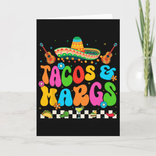 Cinco De Mayo Tacos And Margs Mexican Fiesta Party Card
