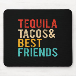 Cinco De Mayo Tequila Tacos Best Friends Drinking  Mouse Pad