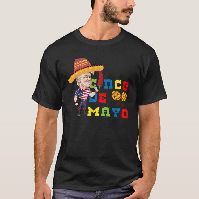 Cinco De Mayo Tequila Tacos Mexican Beer Happy Cin T-Shirt (Front)