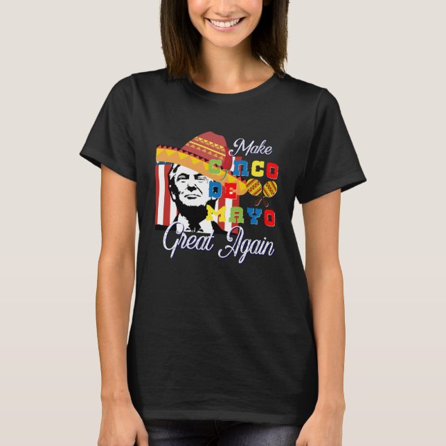 Cinco De Mayo Tequila Tacos Mexican Beer Happy Cin T-Shirt (Front)