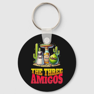 Cinco De Mayo The Three Amigos Funny Salt Lime Teq Key Ring