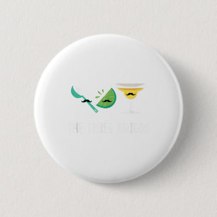 Cinco De Mayo Three Amigos Mexican Fiesta Party Sh 6 Cm Round Badge