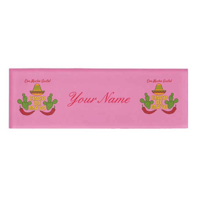 Cinco de Mayo Thunder_Cove Name Tag (Front)