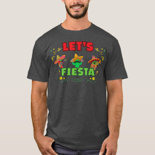 Cinco De Mayo TLets Fiesta Avocado And Tacos  T-Shirt