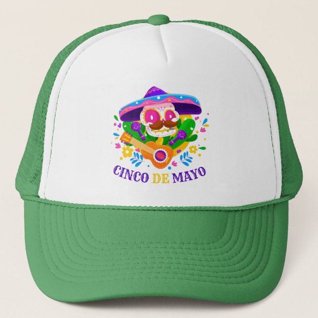 Cinco De Mayo Trucker Hat (Front)