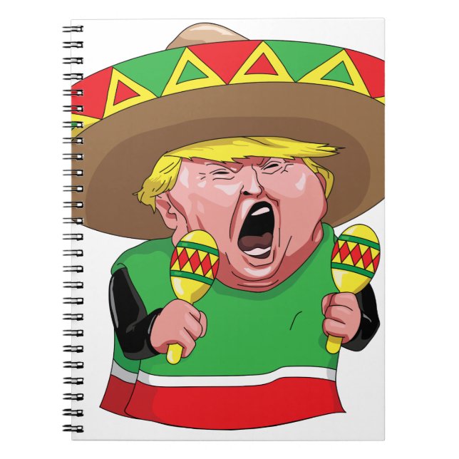Cinco de Mayo trump Notebook (Front)