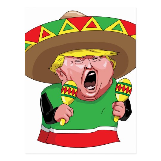 Cinco de Mayo trump Postcard