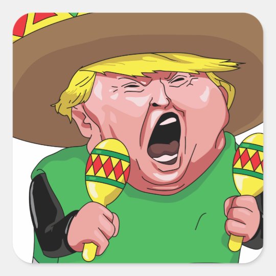 Cinco de Mayo trump Square Sticker