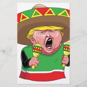Cinco de Mayo trump Stationery