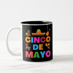 Cinco De Mayo Two-Tone Coffee Mug