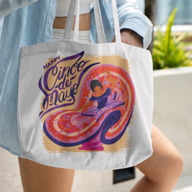 Cinco De Mayo Woman Dancing Tote Bag (Creator Uploaded)