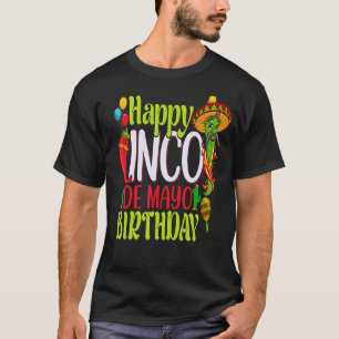 Cinco Drinko Squad Drinking Party Fiesta Mexican T-Shirt