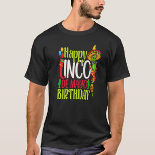 Cinco Drinko Squad Drinking Party Fiesta Mexican T-Shirt