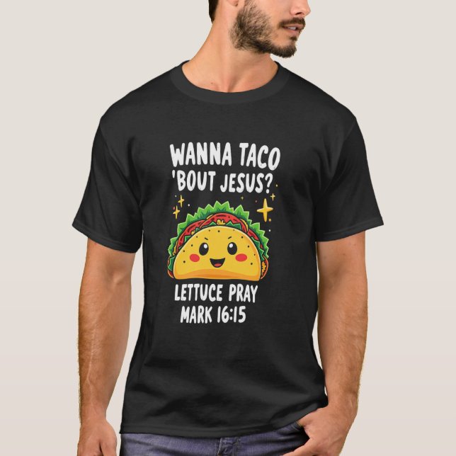 Cinco Jesus Taco T-Shirt (Front)