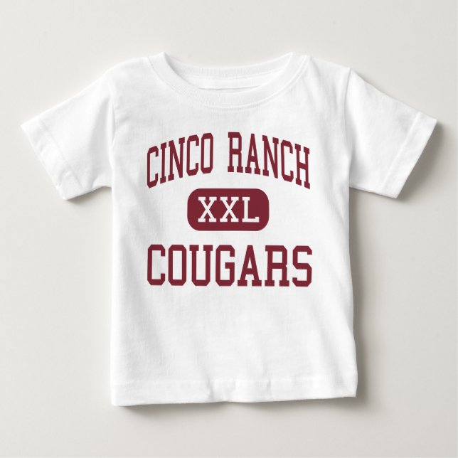 Cinco Ranch - Cougars - High School - Katy Texas Baby T-Shirt (Front)