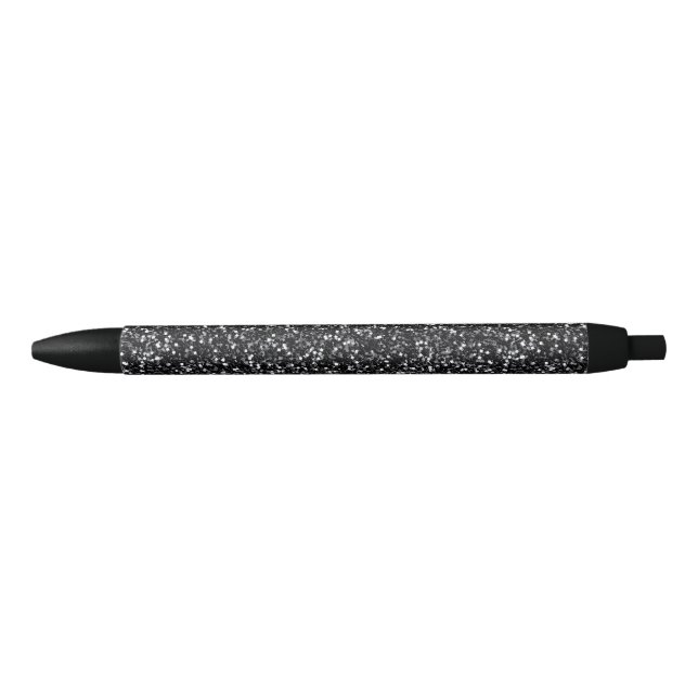 Cinder Black Glitter Ink Pen (Front)