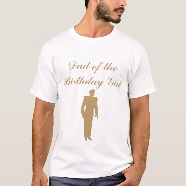 Cinderella Birthday Dad T-Shirt (Front)