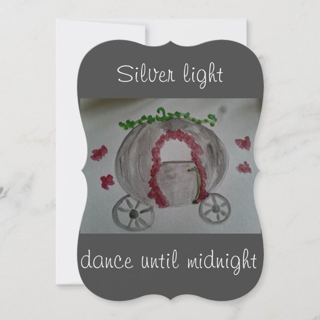 Cinderella Coach Party Card (Front)