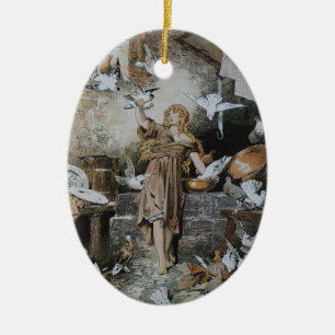 Cinderella - Fairy tale - Fairy Tales - Grimm Ceramic Ornament