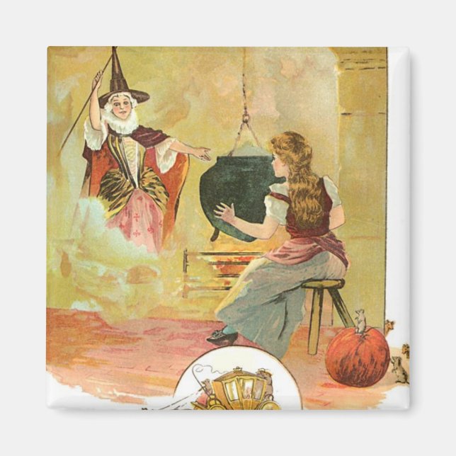 Cinderella Fairytale Magnet (Front)