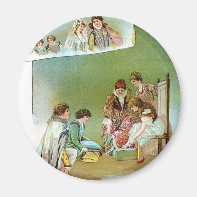 Cinderella Fairytale Magnet (Front)