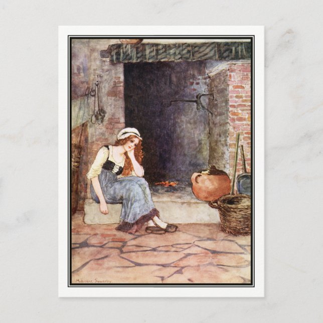 Cinderella Left Behind by Millicent Sowerby Postcard (Front)