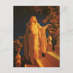 Cinderella, Maxfield Parrish Postcard