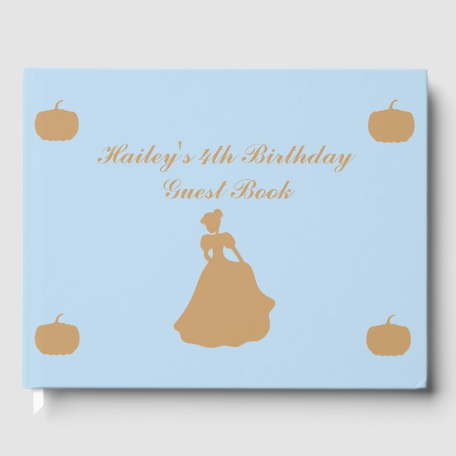 Cinderella Party Guest Book (Front)