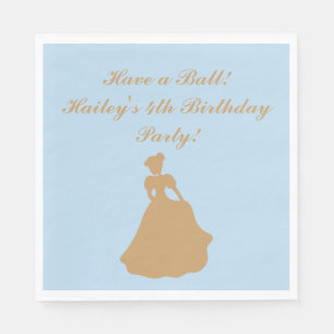 Cinderella Party Personalised Napkins