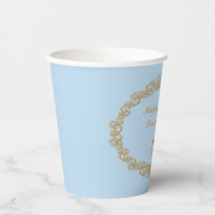 Cinderella Party Personalised Paper Cups