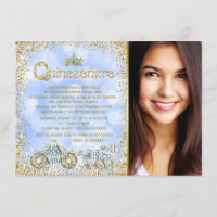 Cinderella Princess Carriage Photo Quinceanera