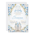 Cinderella Princess Castle Light Blue Quinceanera