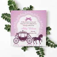 Cinderella Princess Horse Carriage Baby Shower