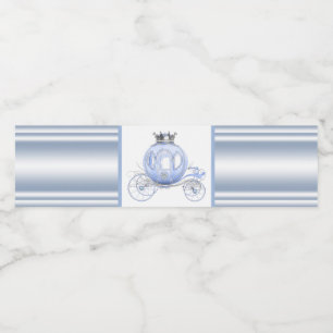 Cinderella Princess Water Bottle Labels